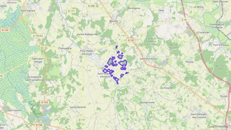 Maison 120 m² trois pièces à vendre à Saint-Sulpice-d`Arnoult