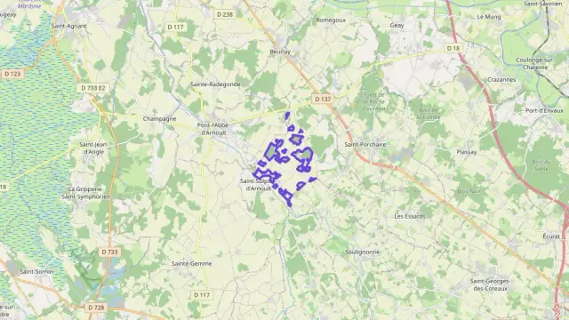 Maison 120 m² trois pièces à vendre à Saint-Sulpice-d`Arnoult