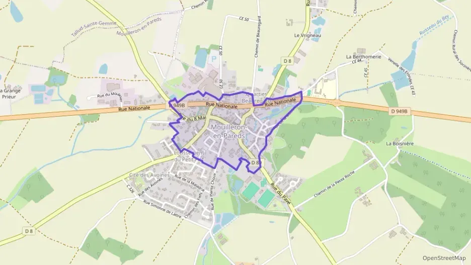 Maison 91 m² trois pièces à vendre à Mouilleron-Saint-Germain Maison 91 m² trois pièces à vendre à Mouilleron-Saint-Germain