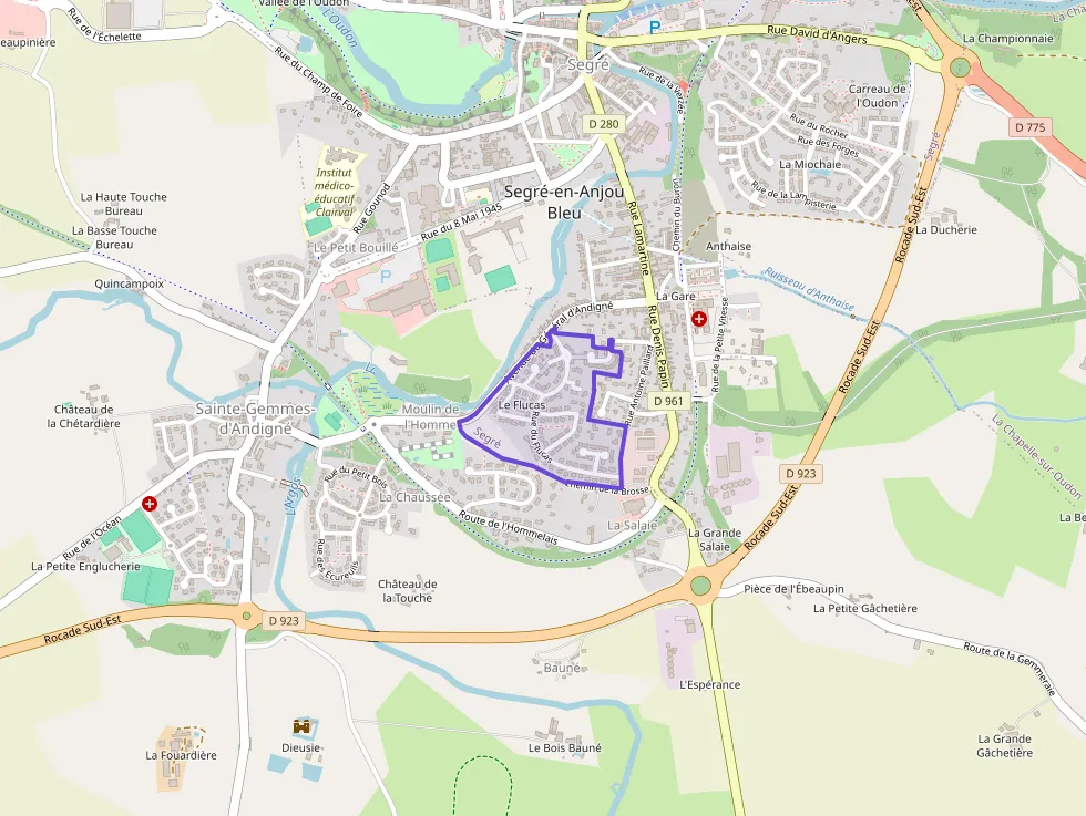 Maison 90 m² quatre pièces à vendre à Segré-en-Anjou Bleu