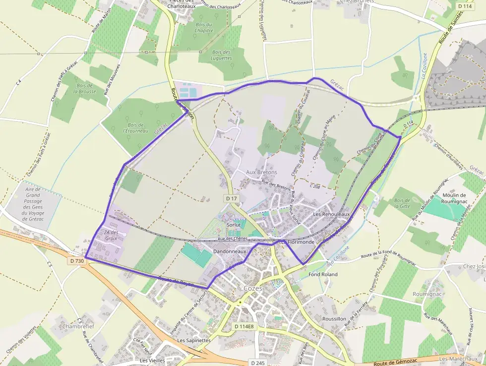 Maison 92 m² quatre pièces à vendre à Cozes