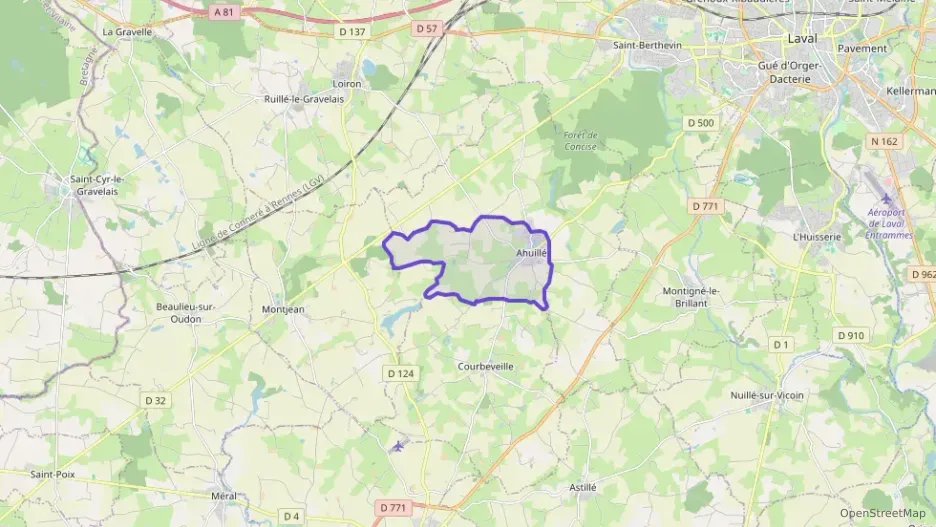 Maison 76 m² quatre pièces à vendre à Ahuillé Maison 76 m² quatre pièces à vendre à Ahuillé