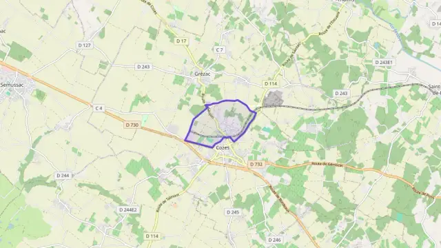 Maison 79 m² quatre pièces à vendre à Cozes