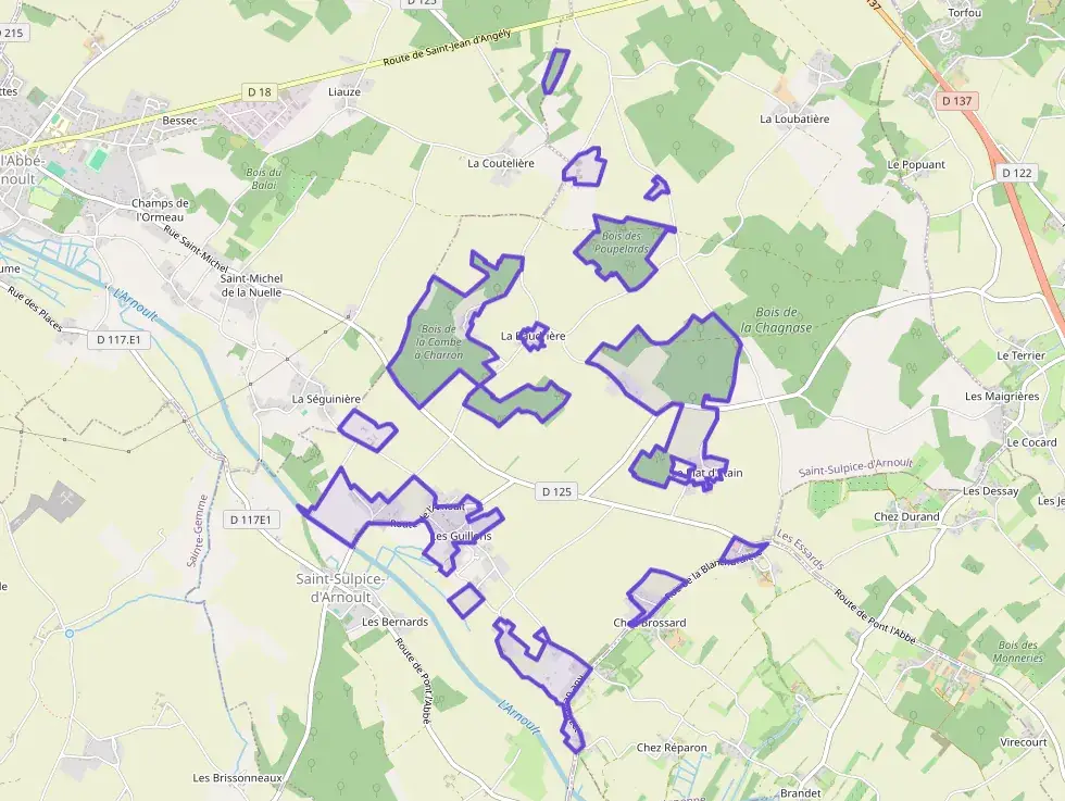 Maison 54 m² trois pièces à vendre à Saint-Sulpice-d`Arnoult