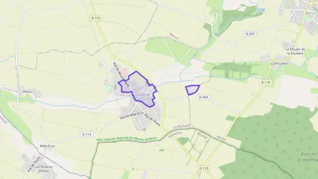 Maison 103 m² trois pièces à vendre à Le Gué-d`Alleré