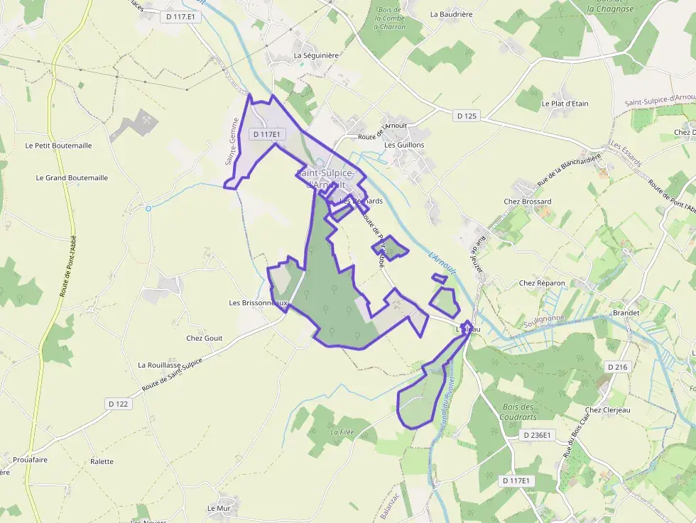 Maison 84 m² quatre pièces à vendre à Saint-Sulpice-d`Arnoult