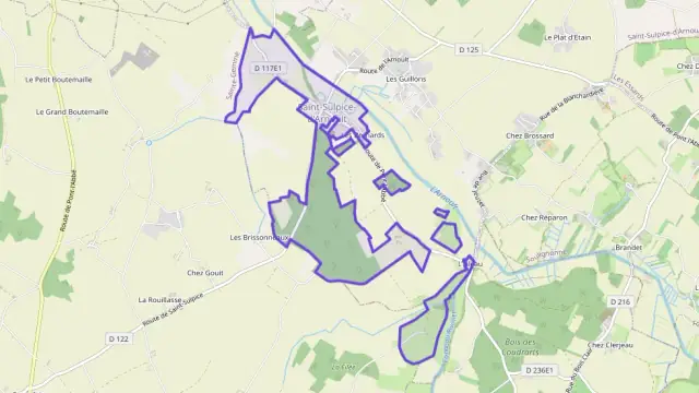 Maison 84 m² quatre pièces à vendre à Saint-Sulpice-d`Arnoult