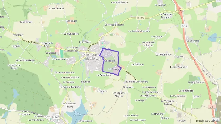 Maison 88 m² cinq pièces à vendre à Saint-Ouën-des-Toits