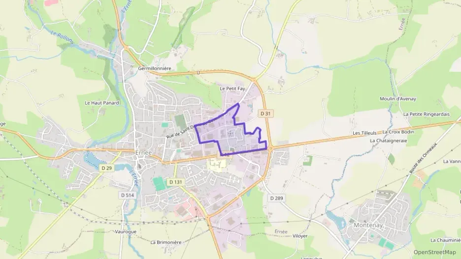 Maison 90 m² quatre pièces à vendre à Ernée