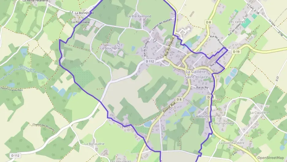 Maison 112 m² cinq pièces à vendre à La Caillère-Saint-Hilaire