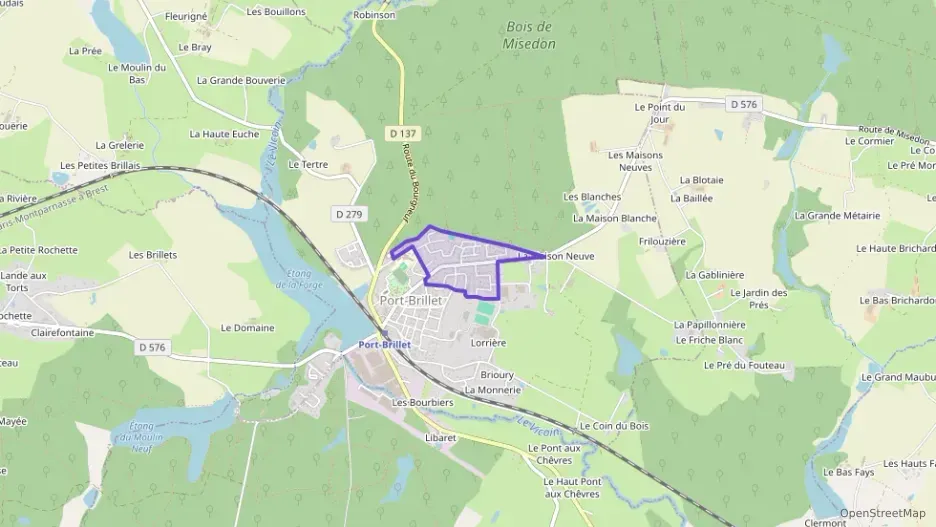 Maison 65 m² quatre pièces à vendre à Port-Brillet