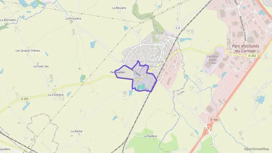 Maison 69 m² trois pièces à vendre à Saint-Christophe-du-Bois Maison 69 m² trois pièces à vendre à Saint-Christophe-du-Bois