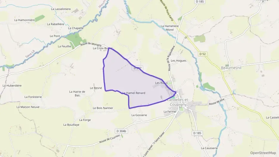 Maison 110 m² six pièces à vendre à Landelles-et-Coupigny Maison 110 m² six pièces à vendre à Landelles-et-Coupigny