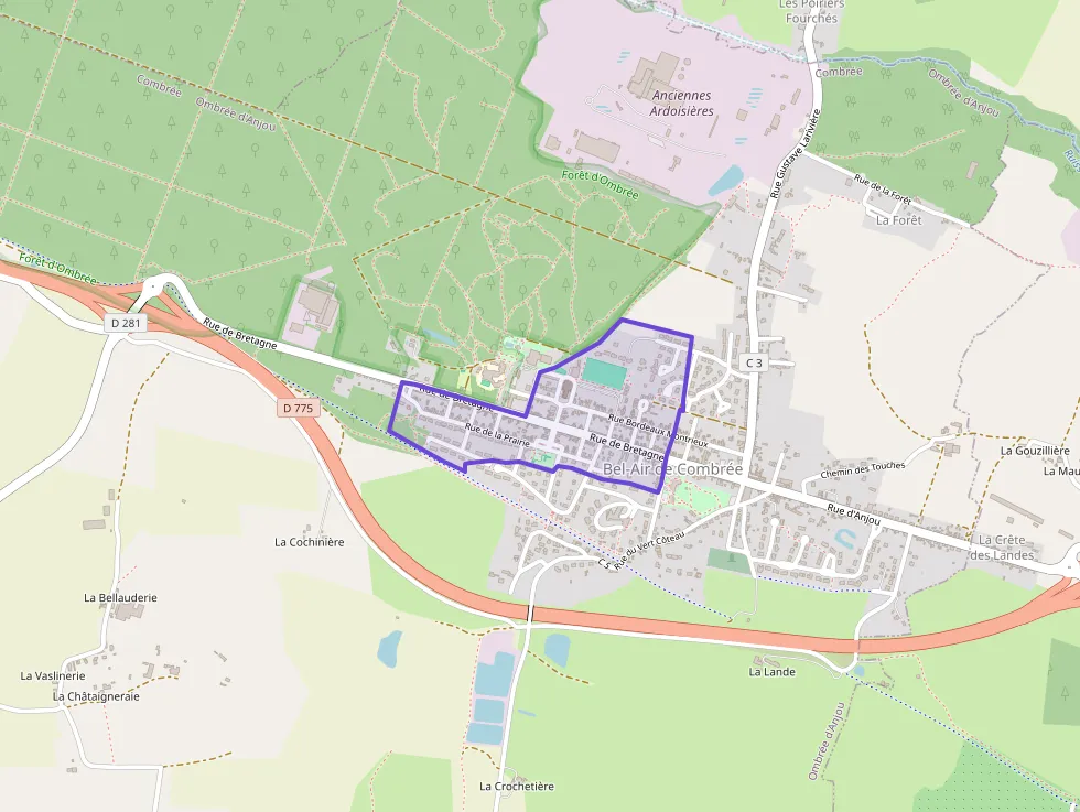 Maison 78 m² trois pièces à vendre à Ombrée d`Anjou