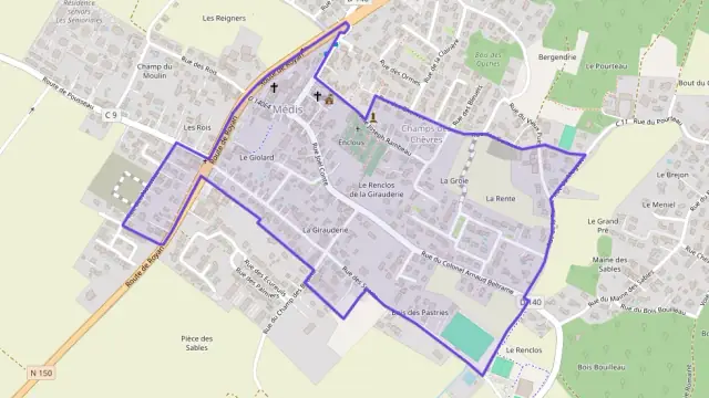 Maison 68 m² trois pièces à vendre à Médis