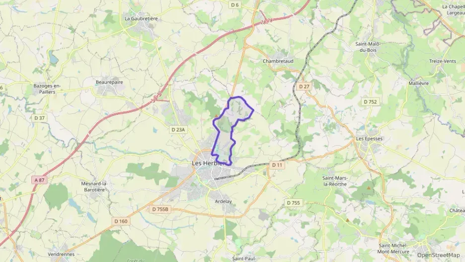 Maison 97 m² quatre pièces à vendre à Les Herbiers