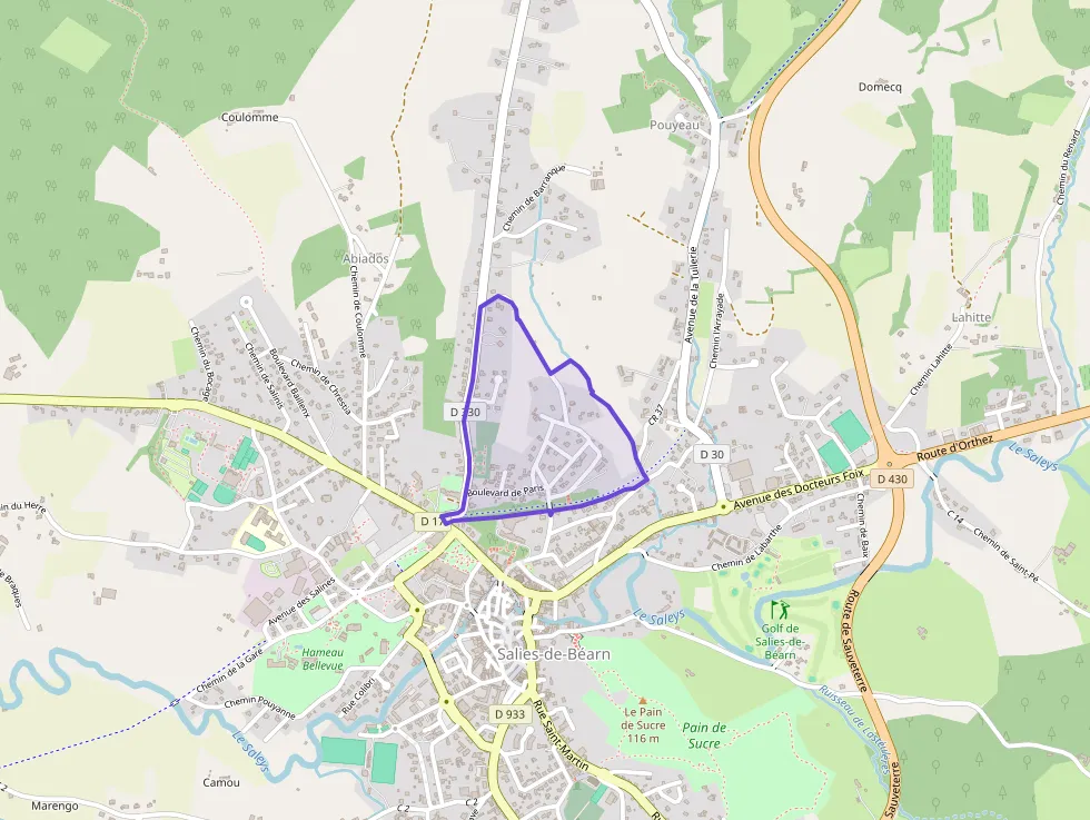 Maison 86 m² quatre pièces à vendre à Salies-de-Béarn