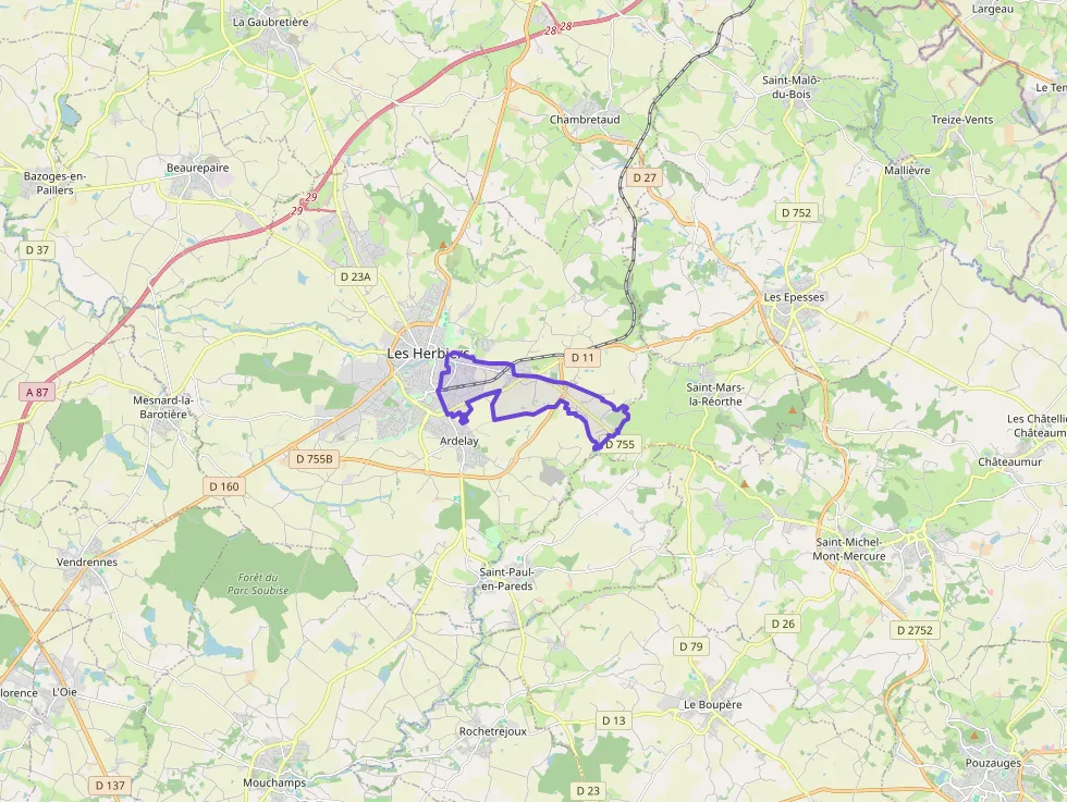 Maison 70 m² quatre pièces à vendre à Les Herbiers