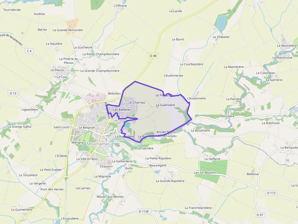 Maison 98 m² trois pièces à vendre à Mouchamps