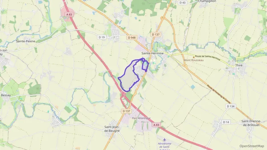 Maison 80 m² quatre pièces à vendre à Sainte-Hermine Maison 80 m² quatre pièces à vendre à Sainte-Hermine