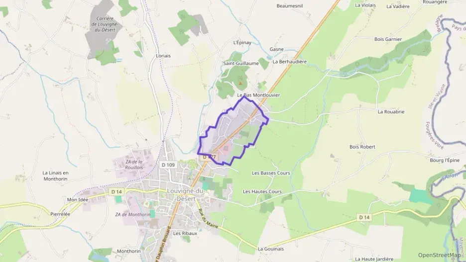 Maison 96 m² quatre pièces à vendre à Louvigné-du-Désert