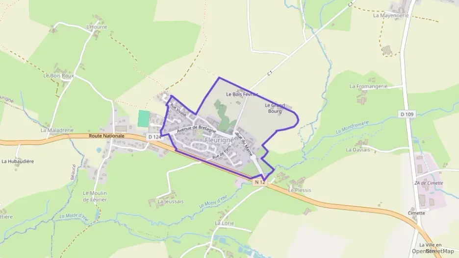 Maison 64 m² trois pièces à vendre à Fleurigné