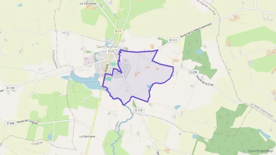 Maison 80 m² quatre pièces à vendre à Saint-Aignan-sur-Roë