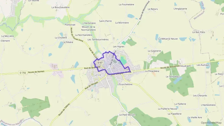 Maison 78 m² quatre pièces à vendre à Beaupréau-en-Mauges