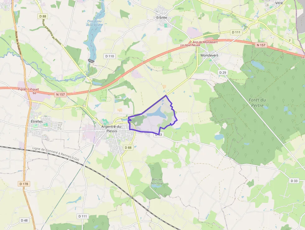 Maison 86 m² quatre pièces à vendre à Argentré-du-Plessis