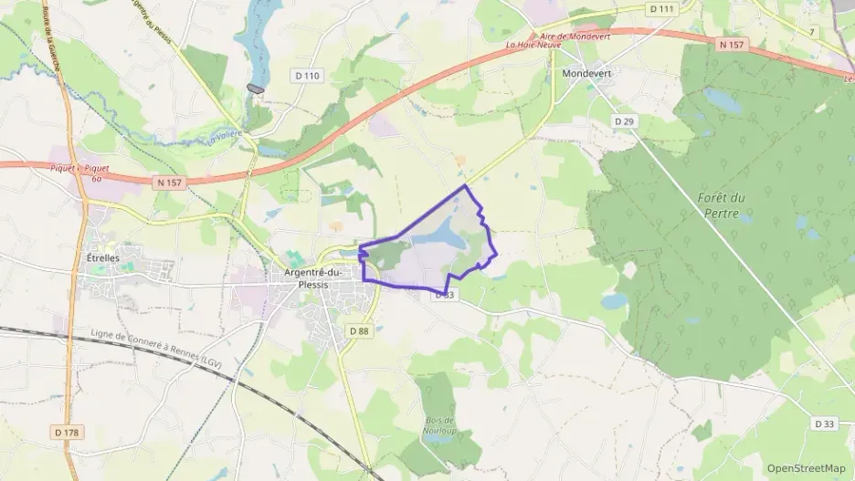 Maison 86 m² quatre pièces à vendre à Argentré-du-Plessis