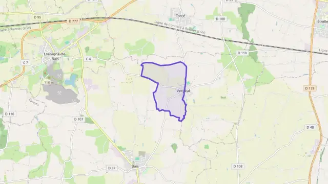 Maison 80 m² quatre pièces à vendre à Vergéal