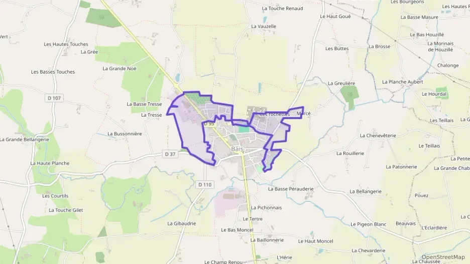 Maison 100 m² cinq pièces à vendre à Bais