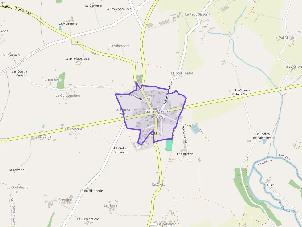 Maison 78 m² quatre pièces à vendre à Saint-Denis-le-Gast