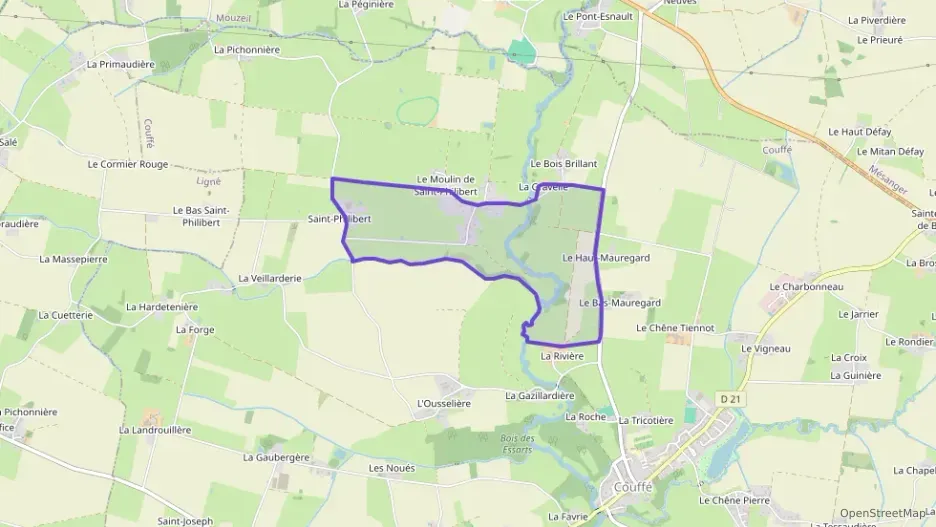 Maison 111 m² trois pièces à vendre à Couffé Maison 111 m² trois pièces à vendre à Couffé