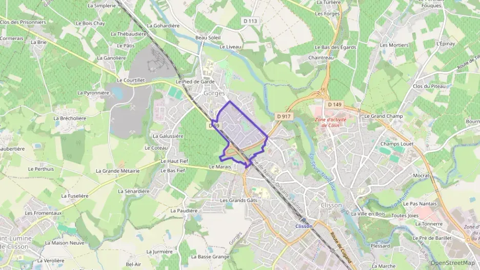 Maison 85 m² quatre pièces à vendre à Gorges