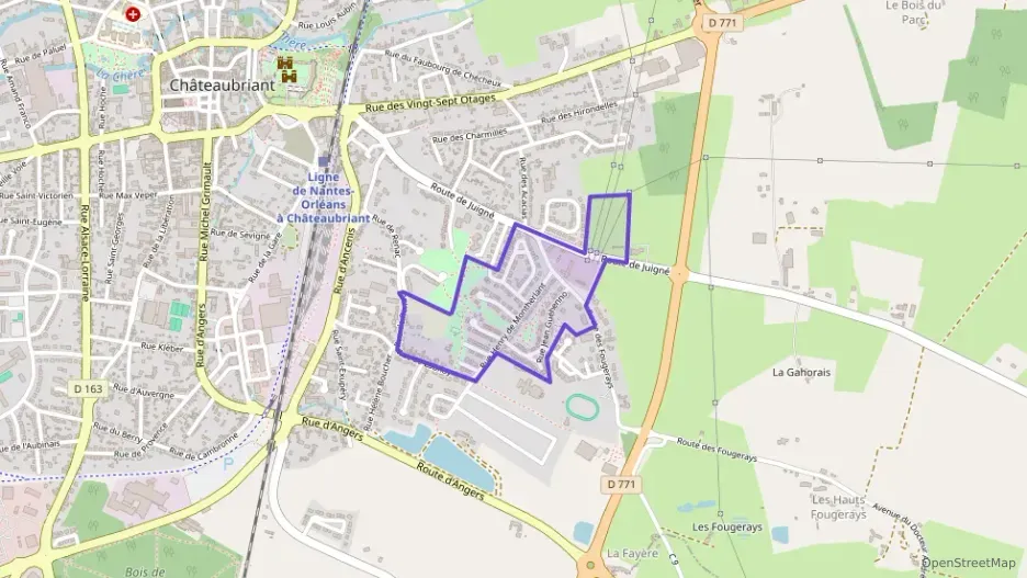 Maison 103 m² cinq pièces à vendre à Châteaubriant