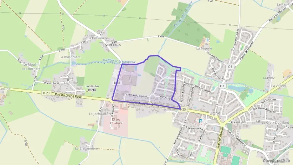 Maison 96 m² cinq pièces à vendre à Ligné