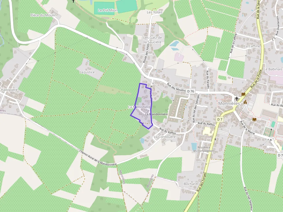 Maison 70 m² trois pièces à vendre à Monnières