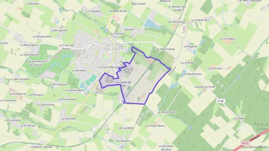 Maison 133 m² quatre pièces à vendre à Saint-Mars-du-Désert Maison 133 m² quatre pièces à vendre à Saint-Mars-du-Désert