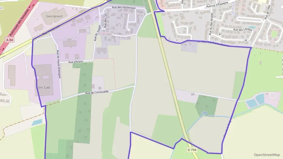 Maison 88 m² quatre pièces à vendre à Saint-Aubin-du-Cormier