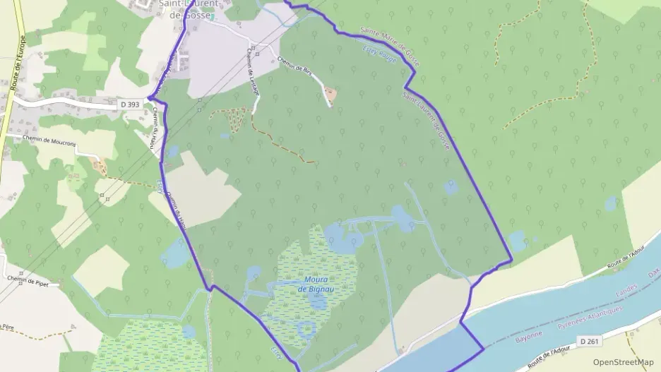 Maison 86 m² quatre pièces à vendre à Saint-Laurent-de-Gosse Maison 86 m² quatre pièces à vendre à Saint-Laurent-de-Gosse