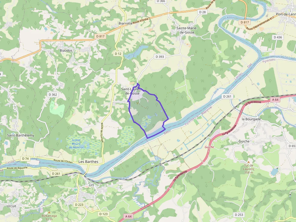 Maison 86 m² quatre pièces à vendre à Saint-Laurent-de-Gosse