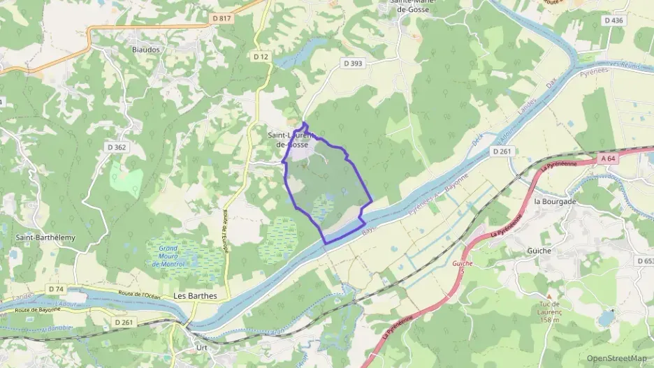 Maison 86 m² quatre pièces à vendre à Saint-Laurent-de-Gosse Maison 86 m² quatre pièces à vendre à Saint-Laurent-de-Gosse