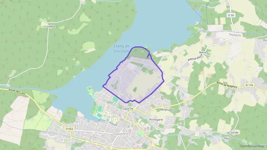 Maison 97 m² quatre pièces à vendre à Soustons