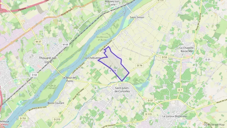 Maison 90 m² six pièces à vendre à Saint-Julien-de-Concelles