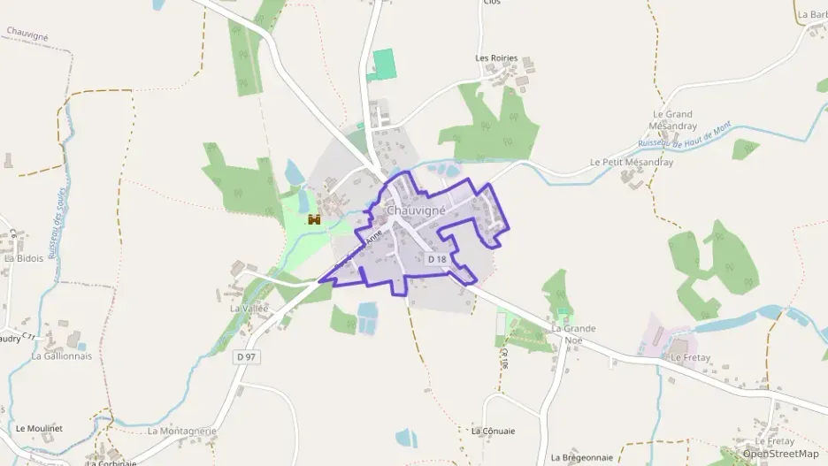 Maison 93 m² quatre pièces à vendre à Chauvigné Maison 93 m² quatre pièces à vendre à Chauvigné