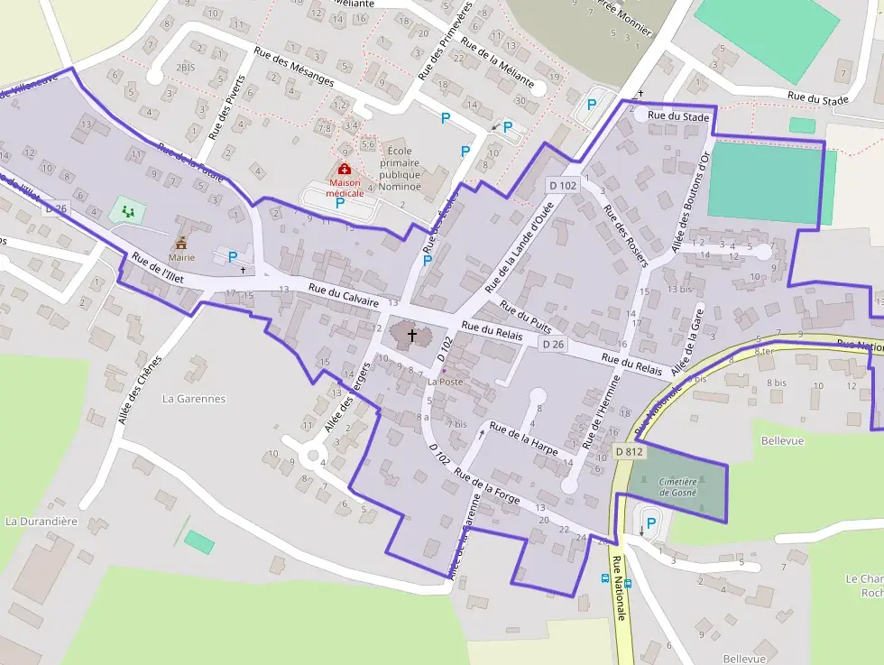 Maison 89 m² quatre pièces à vendre à Gosné