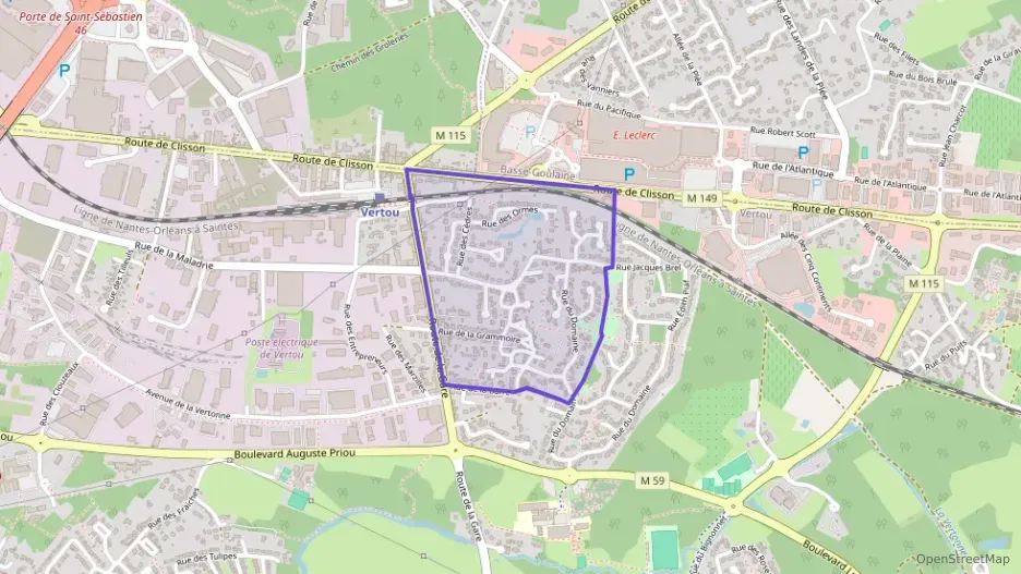 Maison 89 m² quatre pièces à vendre à Vertou