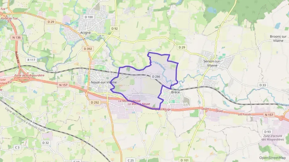 Maison 146 m² six pièces à vendre à Brécé