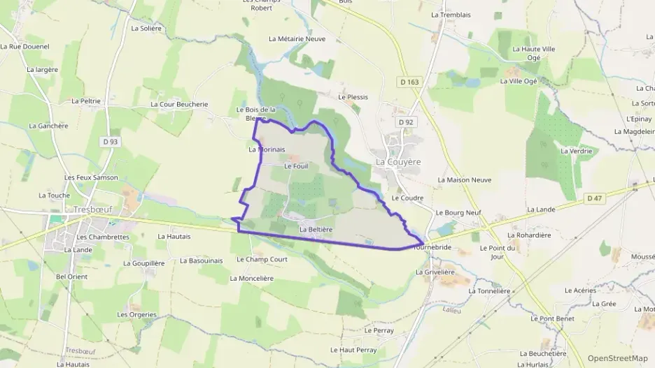 Maison 152 m² quatre pièces à vendre à Tresbœuf